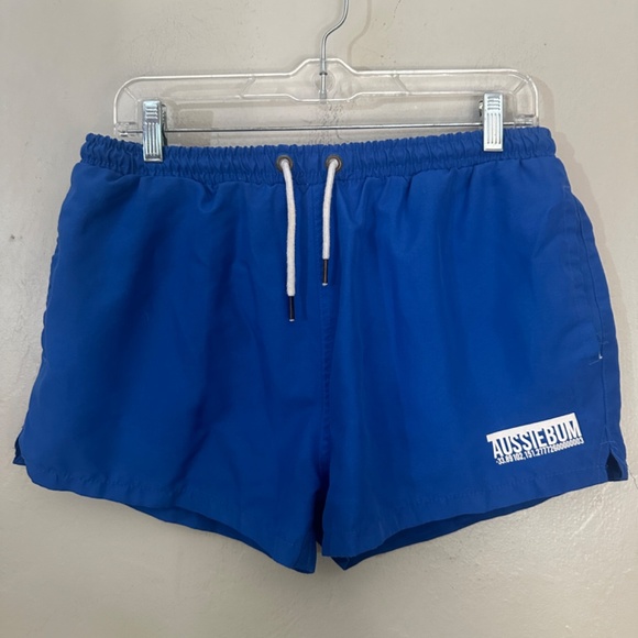 Aussiebum Swim Trunks Large Gently worn 100% polyester Elastic waist - Picture 2 of 5